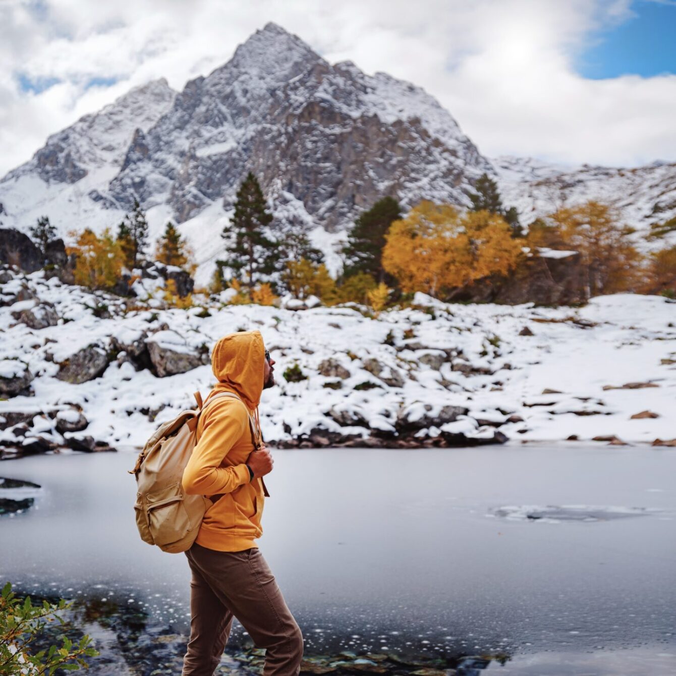 travel to Caucasus mountains in Karachay-Cherkessia, Arkhyz.